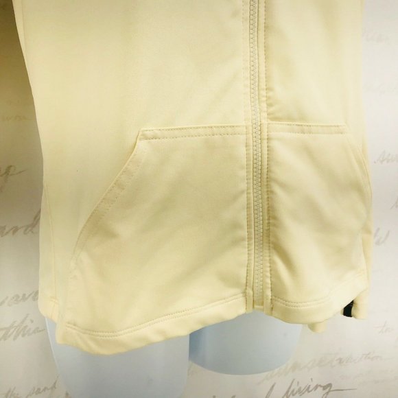 So Sporty Hooded Full Zip Jacket Size L Cream - Picture 3 of 8